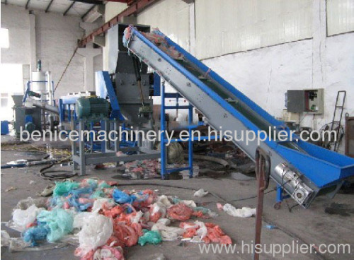 PP film crushing and washing machine line