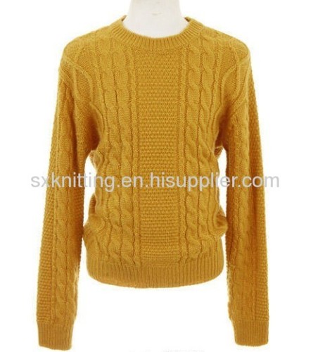 Ladies roundneck Long Knit Sweater