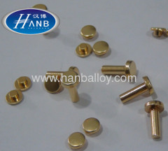 Brass Materials Solid Rivet Contact