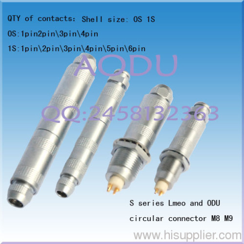 AD CONNECTOR PUSH-PULL CABLE TO CABLE 0S 1S 00 SIGNAL PIN