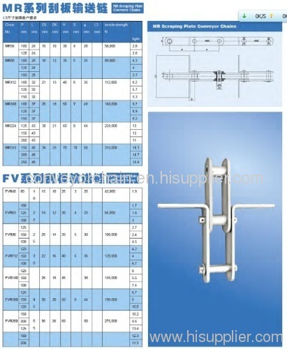 MR ,FV Series Scrapping Plate Chain