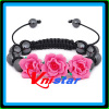 Flower bracelets cheap wholesale with hematite beads