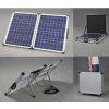 Low-weight 80W foldable solar panel