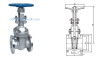 API flanged gate valve