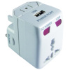 Worldwide Adapter with USB Charger