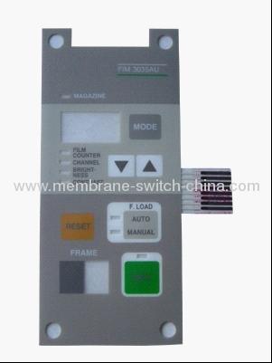 LCD window membrane keypad