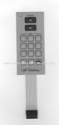 tactile metal dome membrane key switch