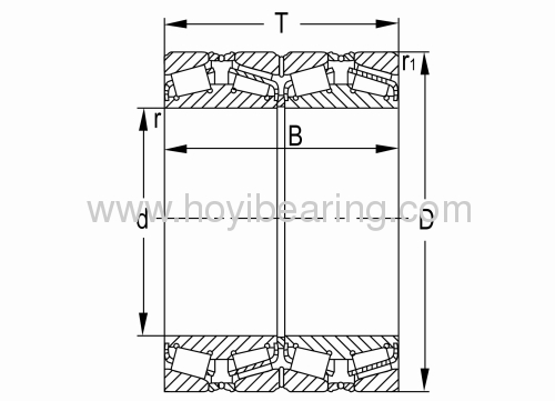 high precision bearing steel tapered roller bearing