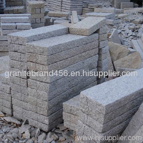 G654 kerbstone cubic natural split kerb cube