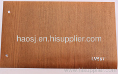 Wood grain PVC film