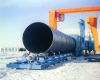 Steel pipe external shot blasting equipment