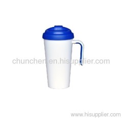 plastic coffee mug