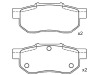 Rear Brake Pad Set for HONDA CIVIC OEM 43022-S04-E02