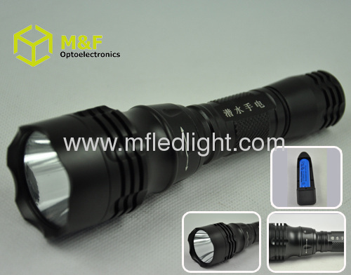 LED diving torch high power waterproof led flashlight