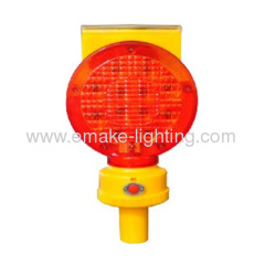 Solar led barricade warning lamp