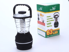 Solar LED battery camping lantern