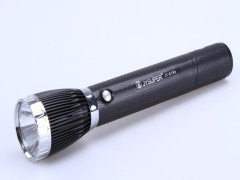 Black LED Rechargeable flashlight