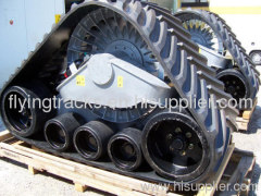 rubber track system for truck