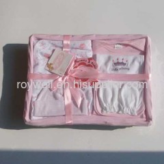 100% cotton Newborn baby gift sets