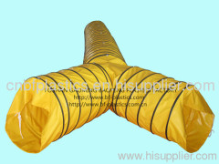 PVC Spiral Y junction ventilation mining/tunnel duct