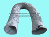 Heat resistant spiral flexible duct with buckle coupling