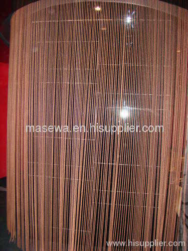 metal bead curtain for interior design