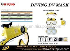 Codisk WP720 Scuba diving mask with camera/video