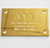 zinc alloy metal tag