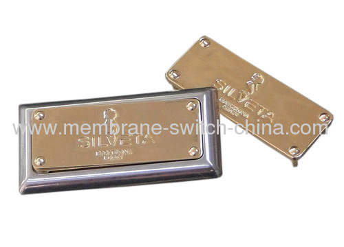 fashion garment & bag metal label