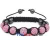 Pink Shamballa bracelets wholesale