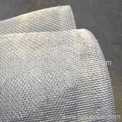 Aluminum window screen