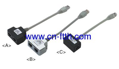 ISDN 2 Port Adapter ADSL splitter
