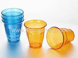 plastic blue beverage cup set of 4pcs