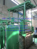 Black waste engine oil distillation system, waste oil recycling plant