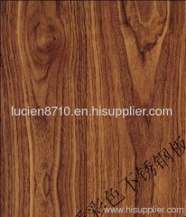 wooden texture pattern (colored) stainless steel sheet