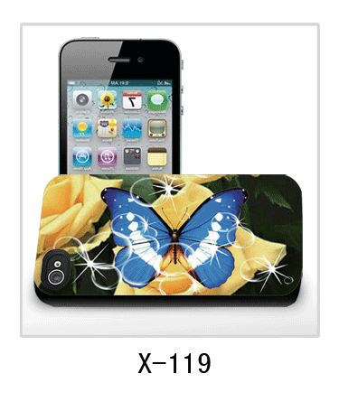 butterfly picture iPhone 4 cover with 3d,pc case rubber coated,multiple colors available