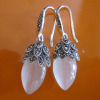 925 Thai silver earring with opal earrings,sterling Thai silver jewelry