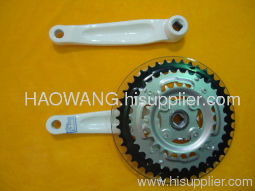 Bicycle chainwheel use for electronic bikes