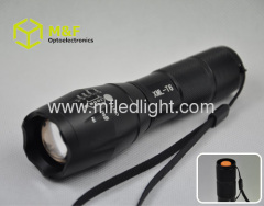 High power 10w beam adjustable zoom aluminum led flashlights