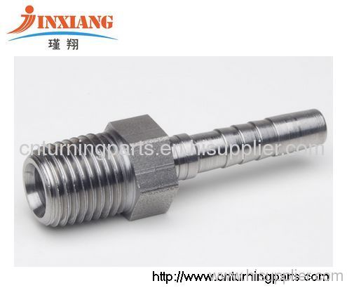 hose fittings stainless steel turned parts