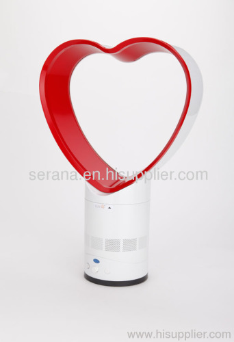 12 inch heart shape bladeless fan, electric table fan without blades, 110V bladeless fan with PSE certificate