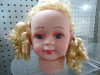 Lovely plastic baby Mannequin styling head