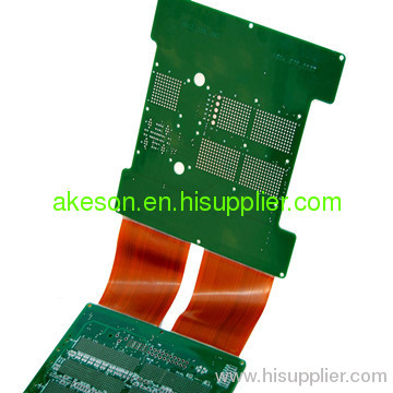 Hi-Speed Regid-Flex PCB Board Immersion Gold Surface Finished