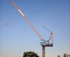 Luffing topless tower crane