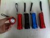 aluminum led flashlight with 9 pieces, powered by 3*AAA batteries