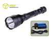 Police flashlight long distance rechargeable torch light with 3 watt Cree Q3 bulb