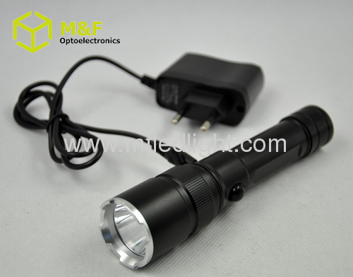 Portable size 5w cree led flashlights rechargeable led torch light 2012 new