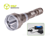 Professional rechargeable led flashlight with magnetic control switch