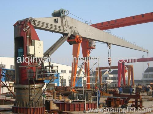Ship deck crane Hose crane Provision crane Engine room crane and davit