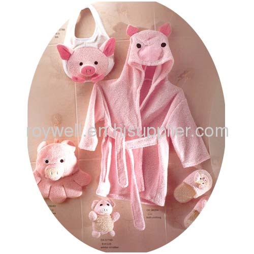 5pcs Pink baby bath gift sets